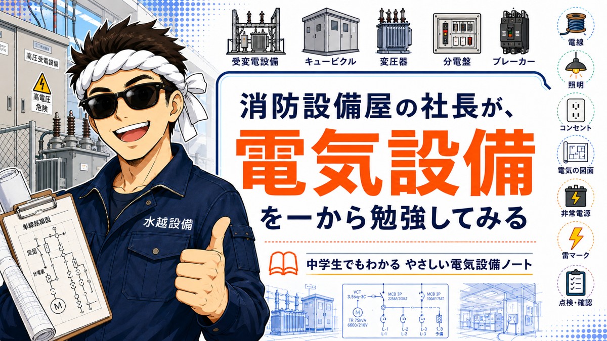 電気設備を一から勉強してみた