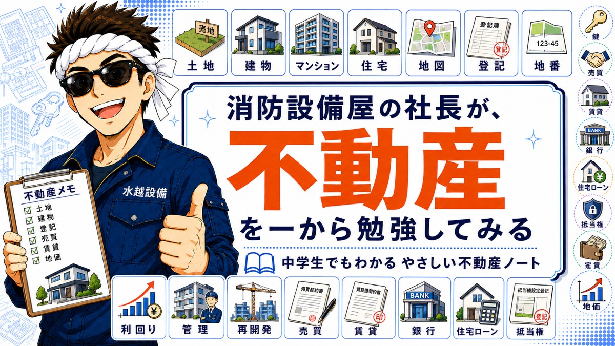 不動産を一から勉強してみた
