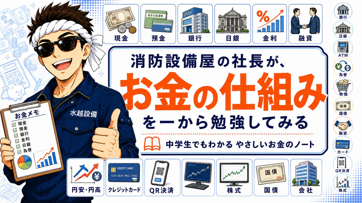 お金の仕組みを一から勉強してみた