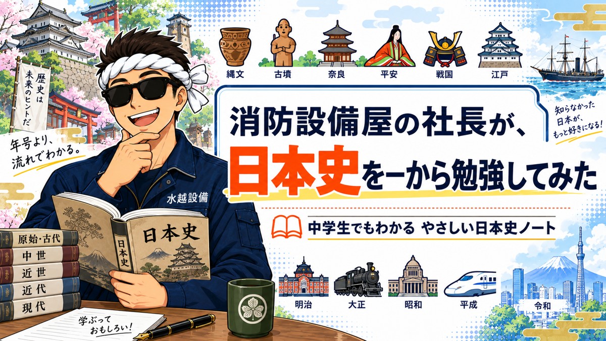 日本史を一から勉強してみた